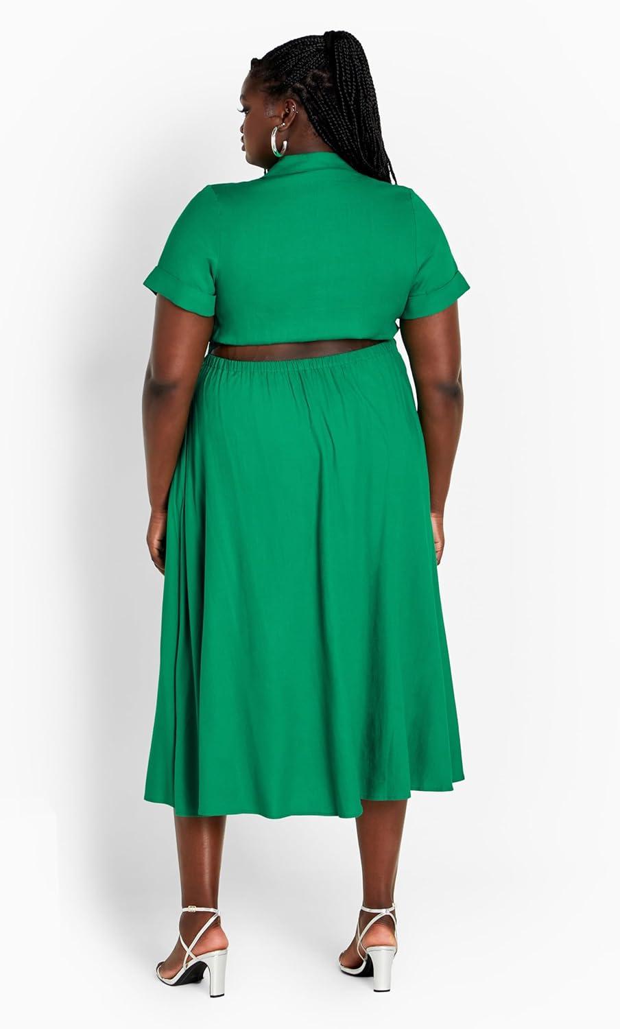 image:imageCity Chic Womens Malia DressPep Green