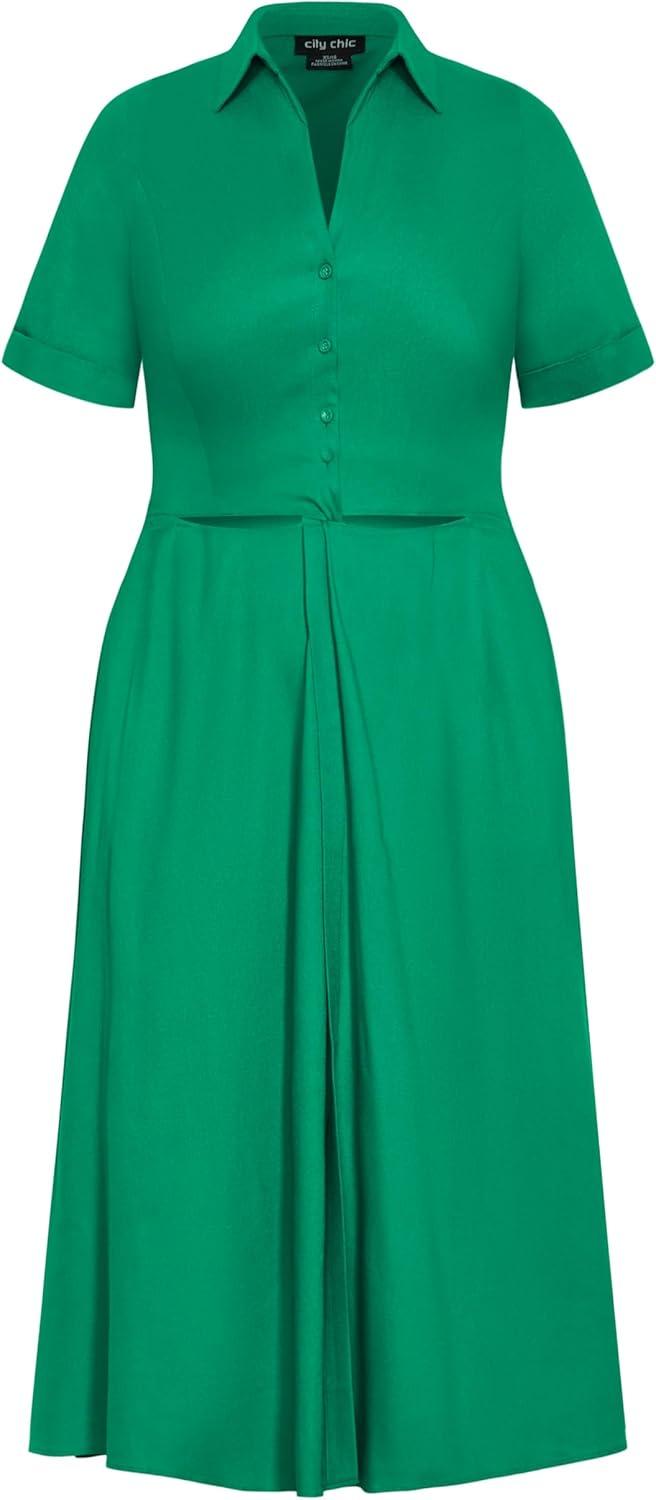 image:imageCity Chic Womens Malia DressPep Green
