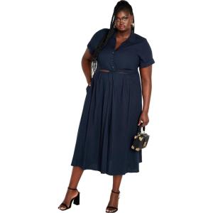 City Chic Women’s Malia Dress(Navy)