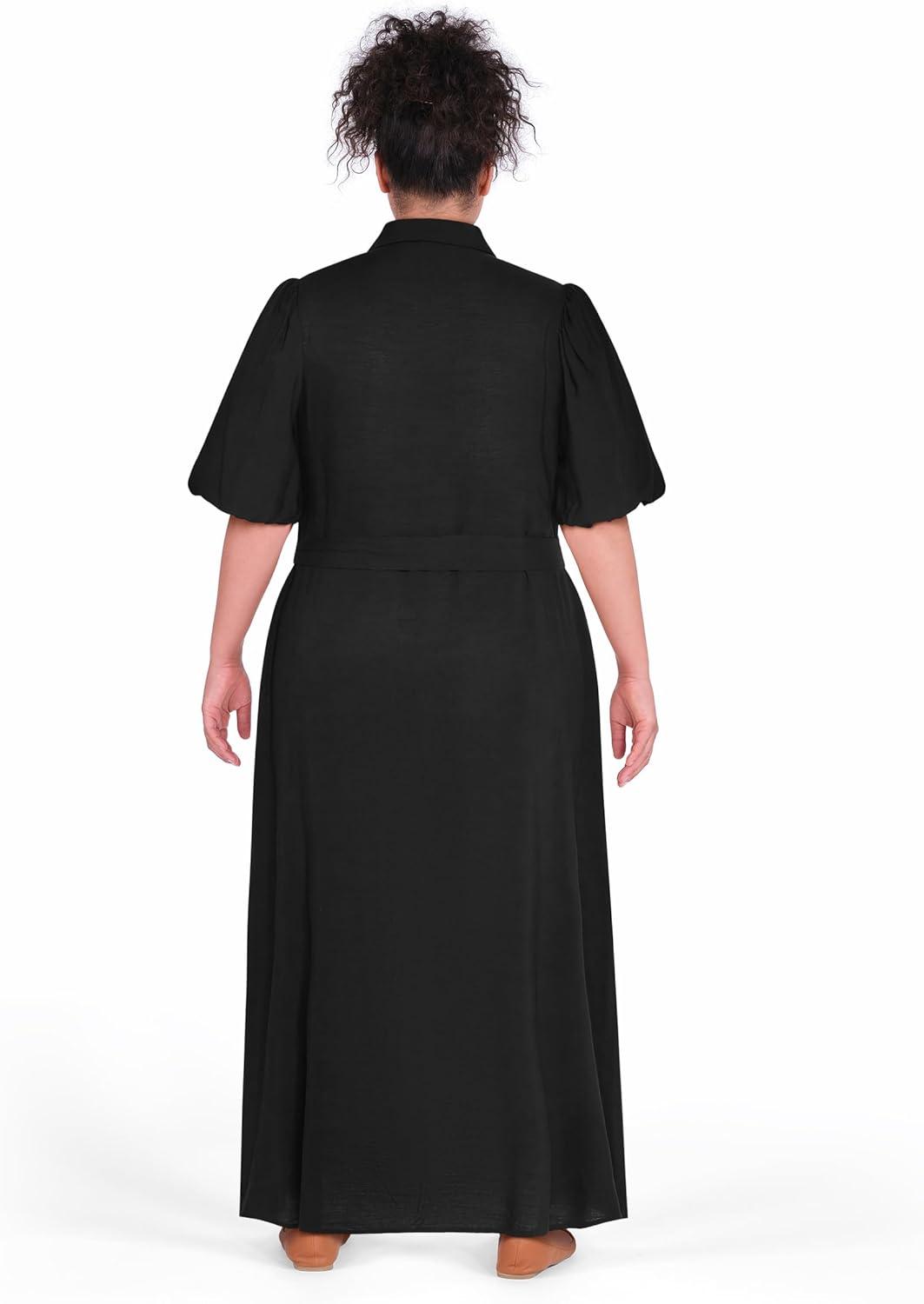image:imageCity Chic Womens Plus Size Dress Freya PlainBlack
