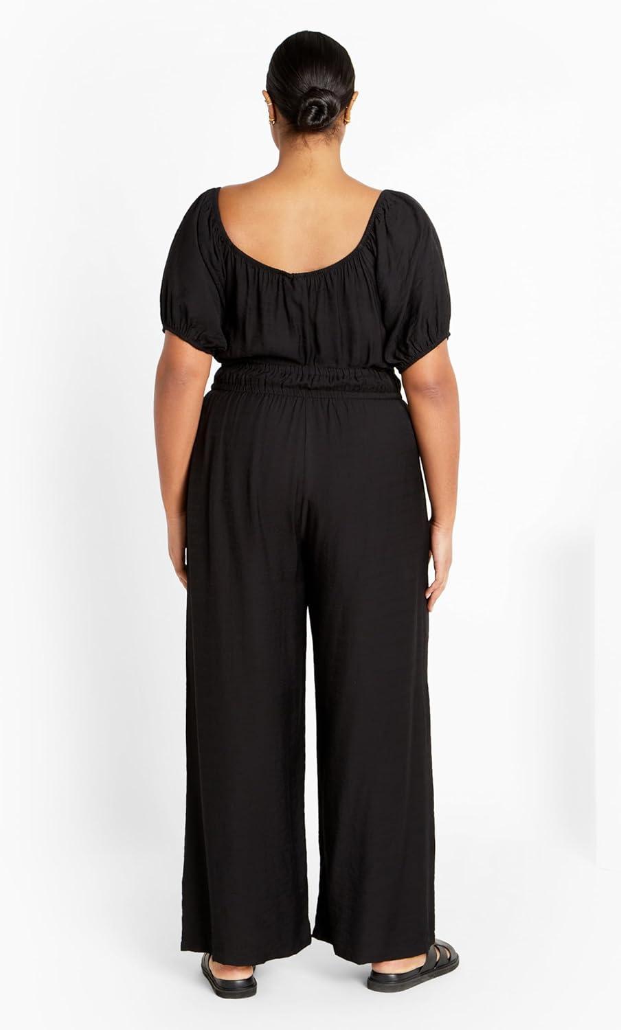 image:imageCity Chic Womens Plus Size Jumpsuit EricaBlack