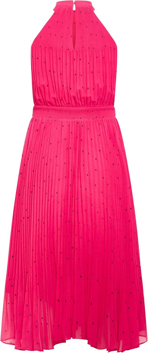 image:imageCity Chic Womens Plus Size Miriam Print DressShock PinkBlk Spot