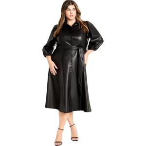 City Chic Womens Dress – Ellis(Black)