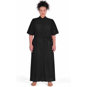 City Chic Women’s Plus Size Dress – Freya Plain(Black)