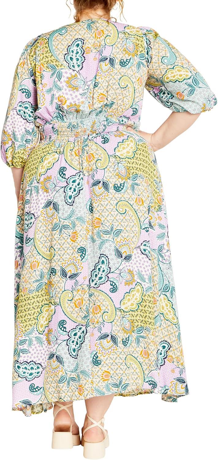 image:imageCity Chic Womens Plus Size Maxi Dress Daydream PrintDaydream
