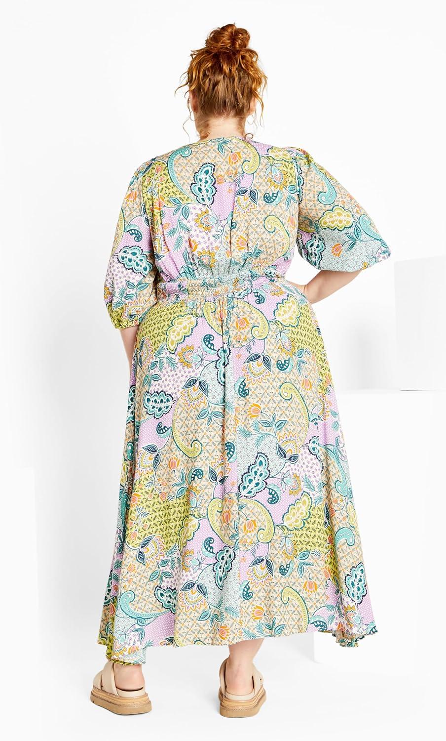 image:imageCity Chic Womens Plus Size Maxi Dress Daydream PrintDaydream