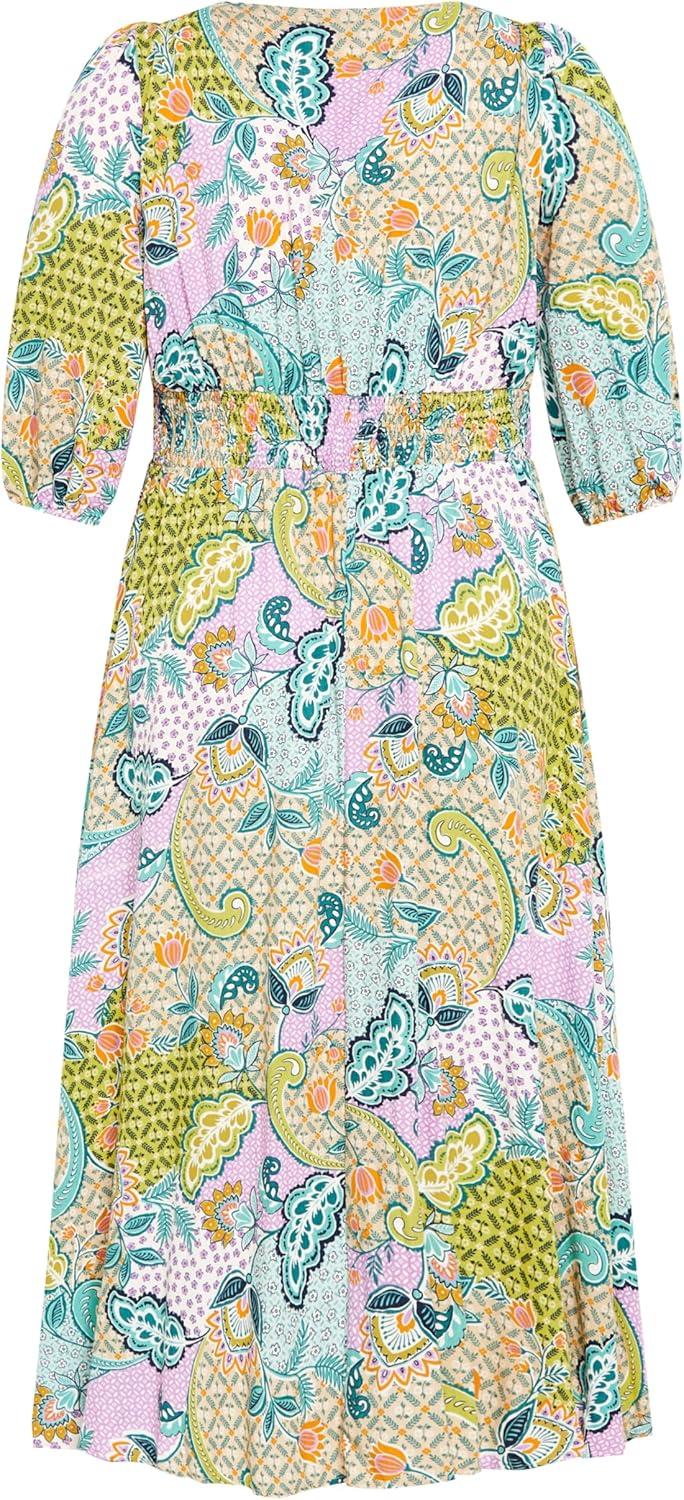 image:imageCity Chic Womens Plus Size Maxi Dress Daydream PrintDaydream