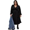 image:imageCity Chic Womens Arizona Wrap DressBlack