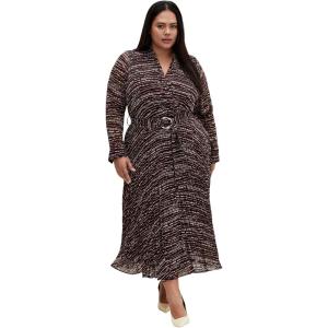 City Chic Plus Size Dress Angel Place(Colour Noise)