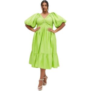 City Chic Womens Cocktail Dress – Grace Midi(Pistachio)