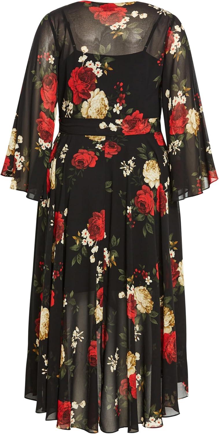 image:imageCity Chic Womens Julissa Print Maxi DressBliss Floral