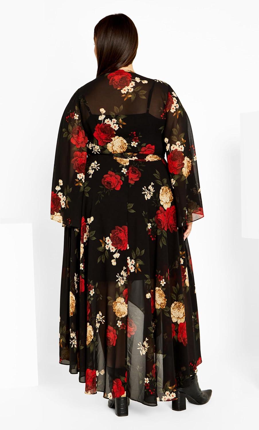 image:imageCity Chic Womens Julissa Print Maxi DressBliss Floral