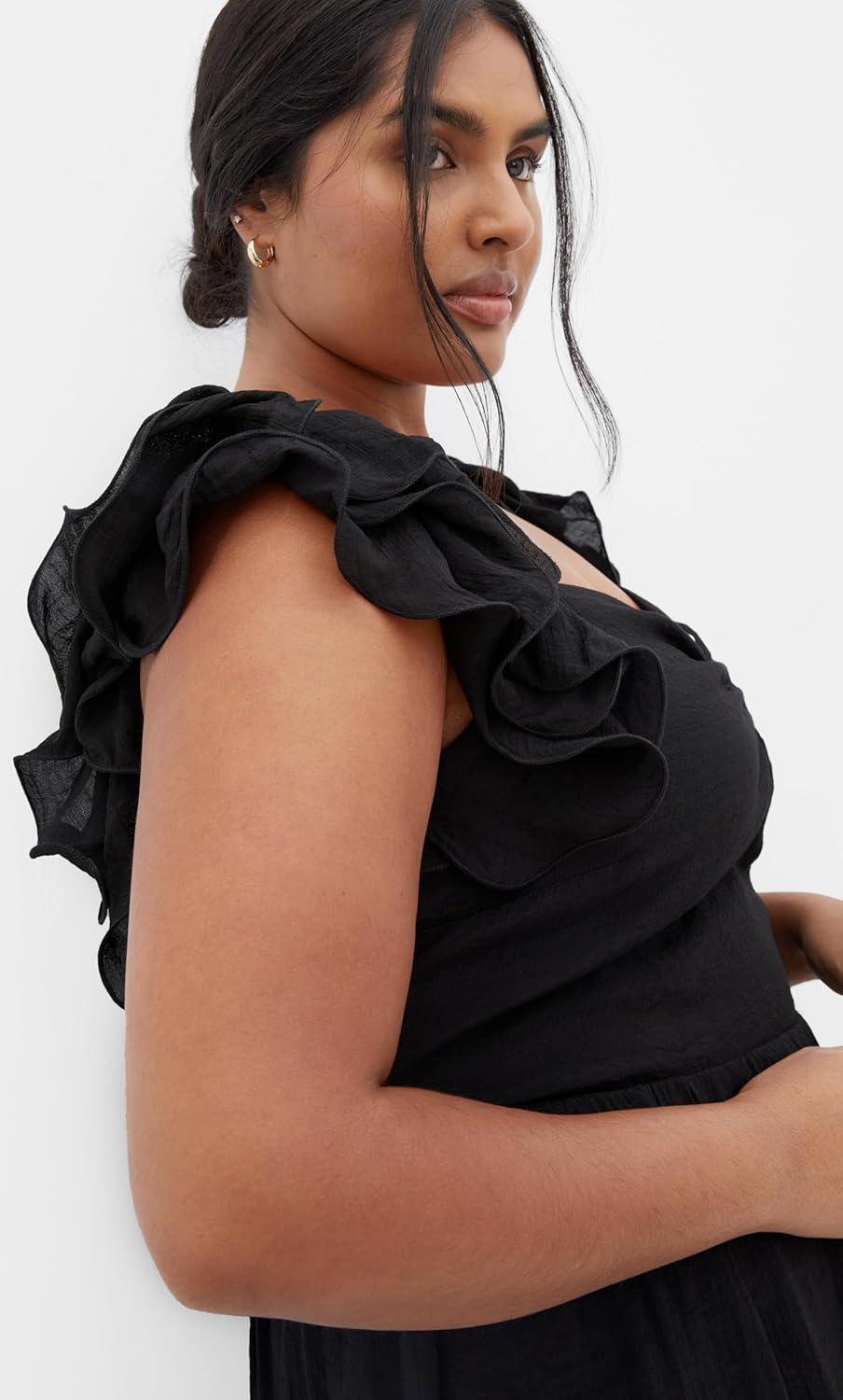 image:imageCity Chic Womens Plus Size Cocktail Dress AlmaBlack