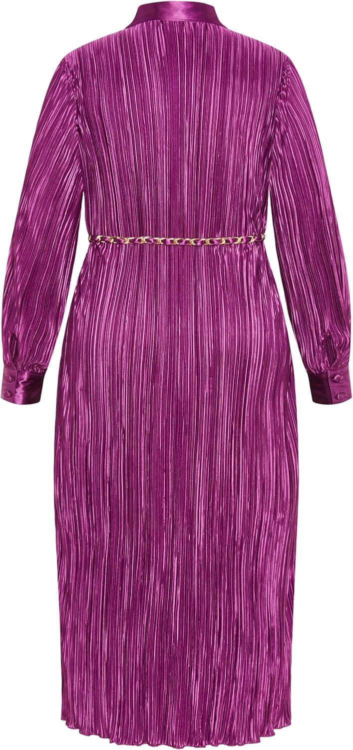 image:imageCity Chic Womens Plus Size Cocktail Dress Amirah MaxiMagenta