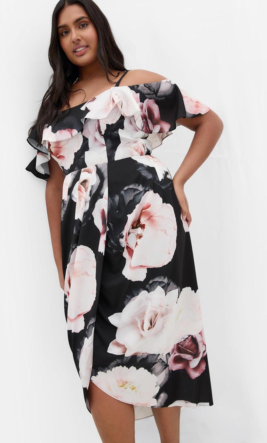 image:imageCity Chic Womens Plus Size Cocktail Dress Love Me DoAustin Floral