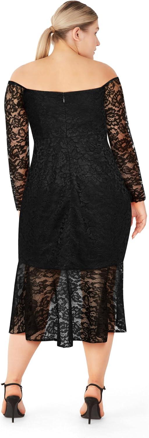 image:imageCity Chic Womens Plus Size Cocktail Dress PoppyNavy