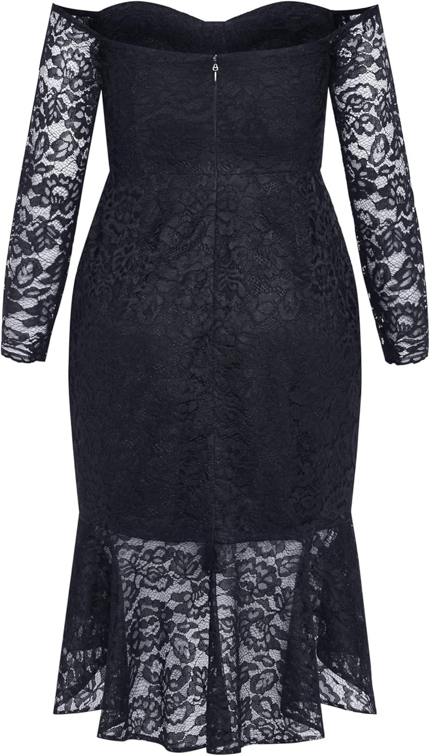 image:imageCity Chic Womens Plus Size Cocktail Dress PoppyNavy