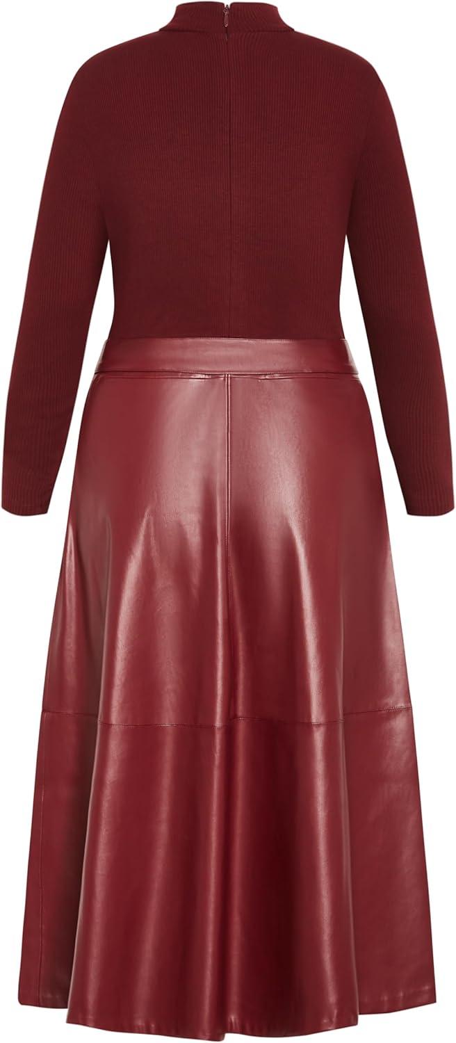 image:imageCity Chic Womens Plus Size Cocktail Dress RemyRed