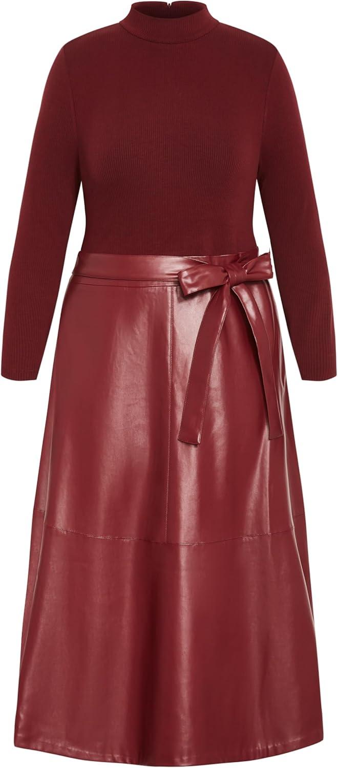 image:imageCity Chic Womens Plus Size Cocktail Dress RemyRed