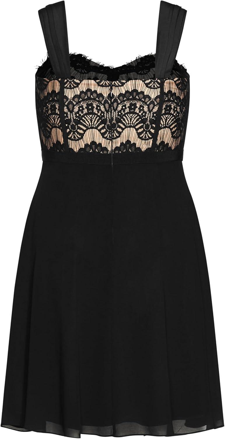 image:imageCity Chic Womens Plus Size Dress Eyelash EvieBlack