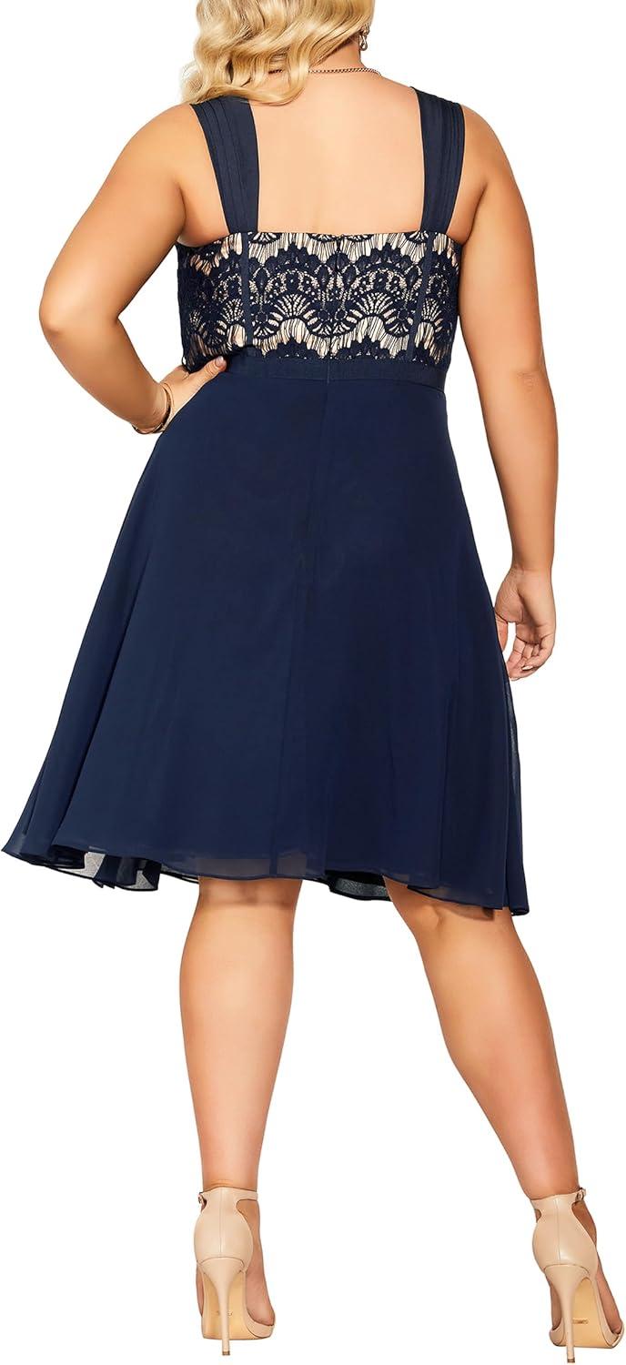 image:imageCity Chic Womens Plus Size Dress Eyelash EvieSapphire