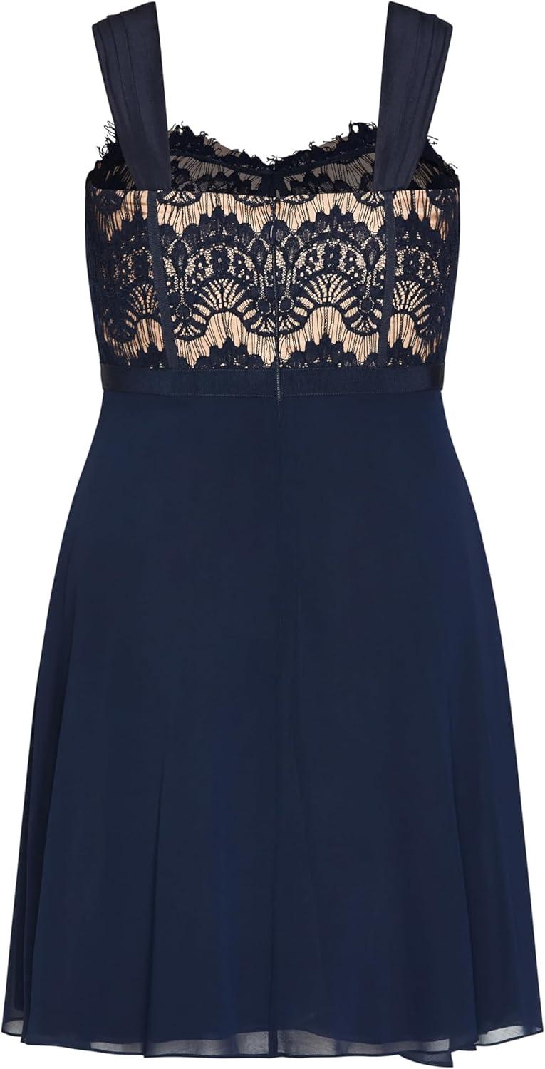 image:imageCity Chic Womens Plus Size Dress Eyelash EvieSapphire