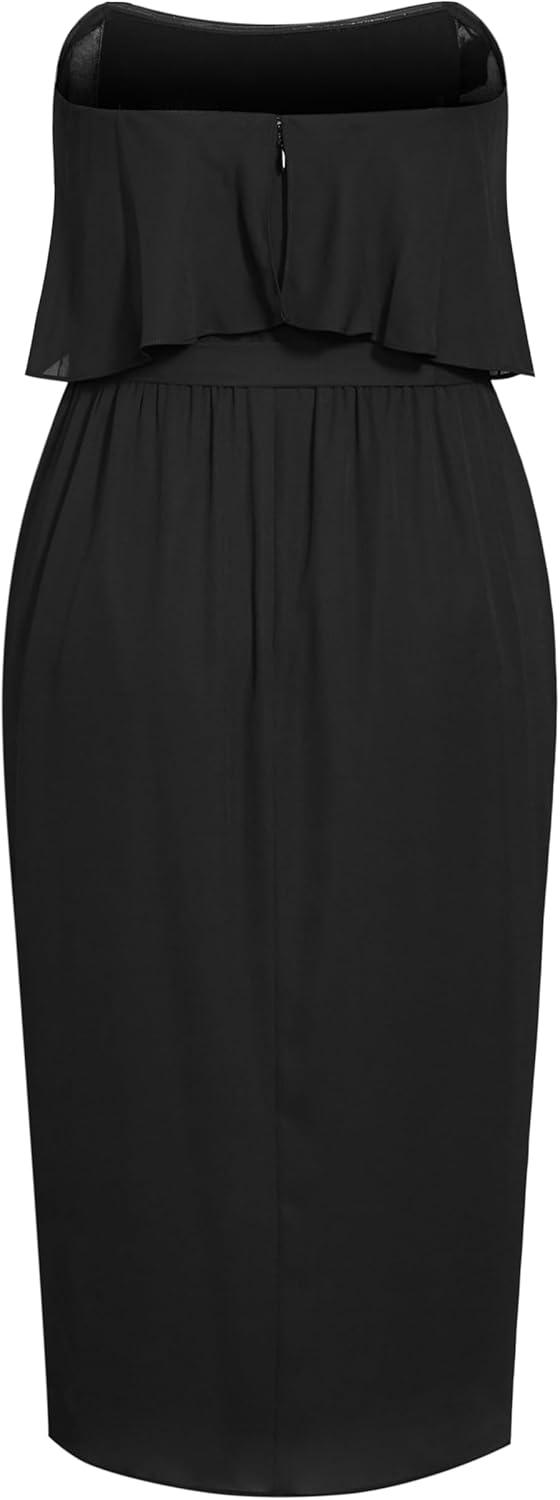 image:imageCity Chic Womens Plus Size Dress FableBlack