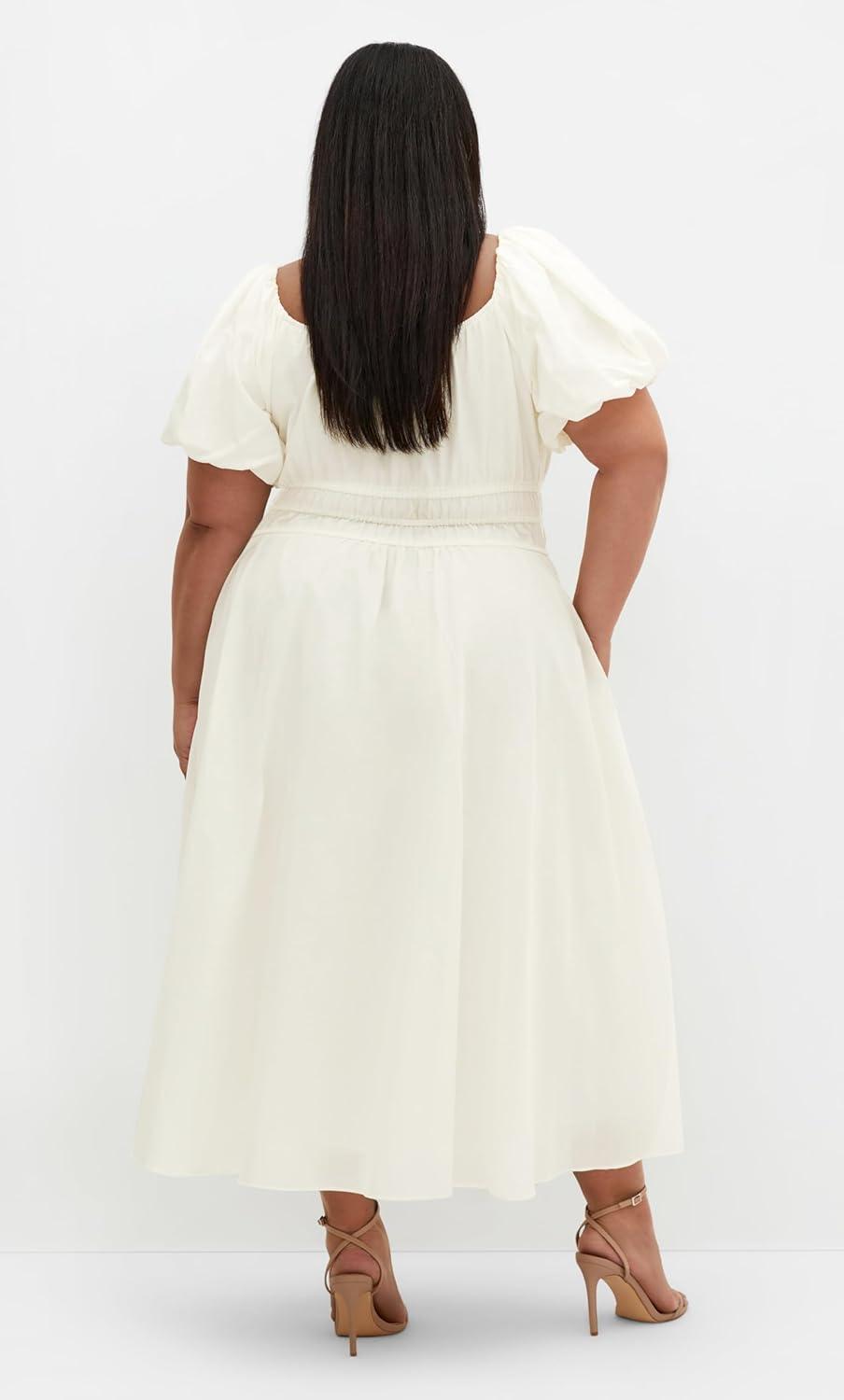 image:imageCity Chic Womens Plus Size Dress Lillian MidiButter