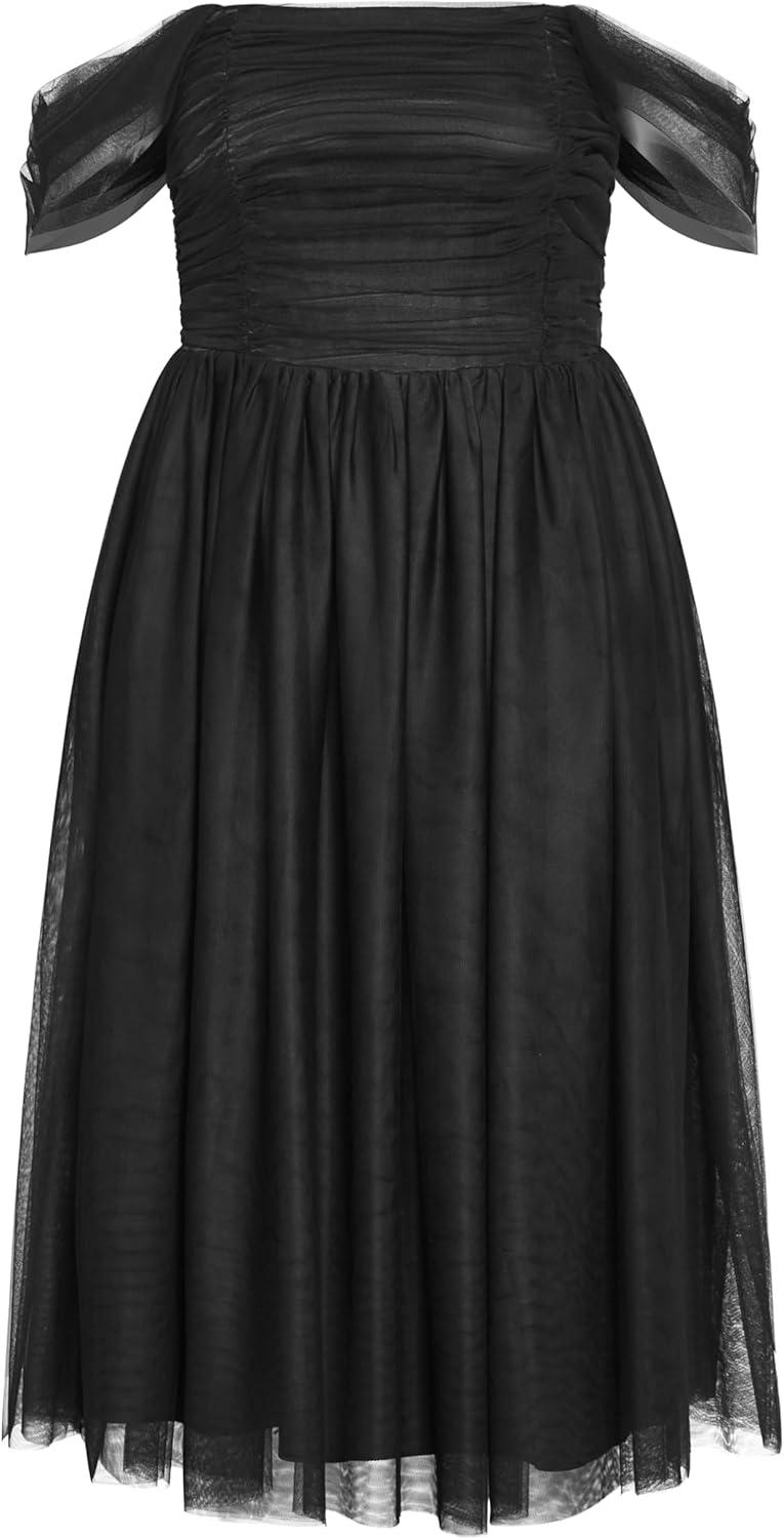 image:imageCity Chic Womens Plus Size Dress Lulu MidiBlack