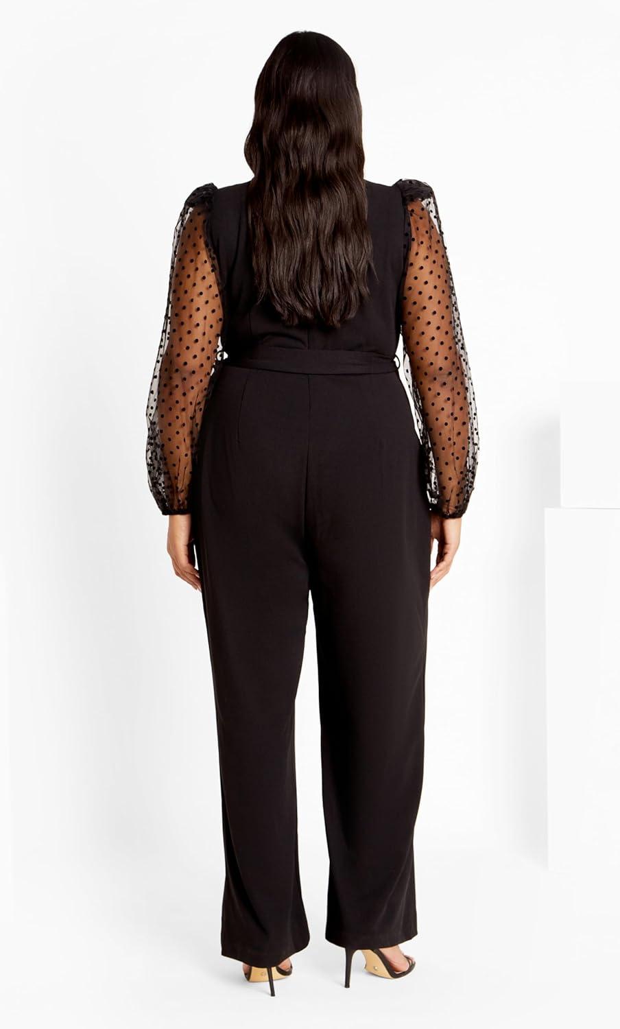 image:imageCity Chic Womens Plus Size Jumpsuit AsherBlack