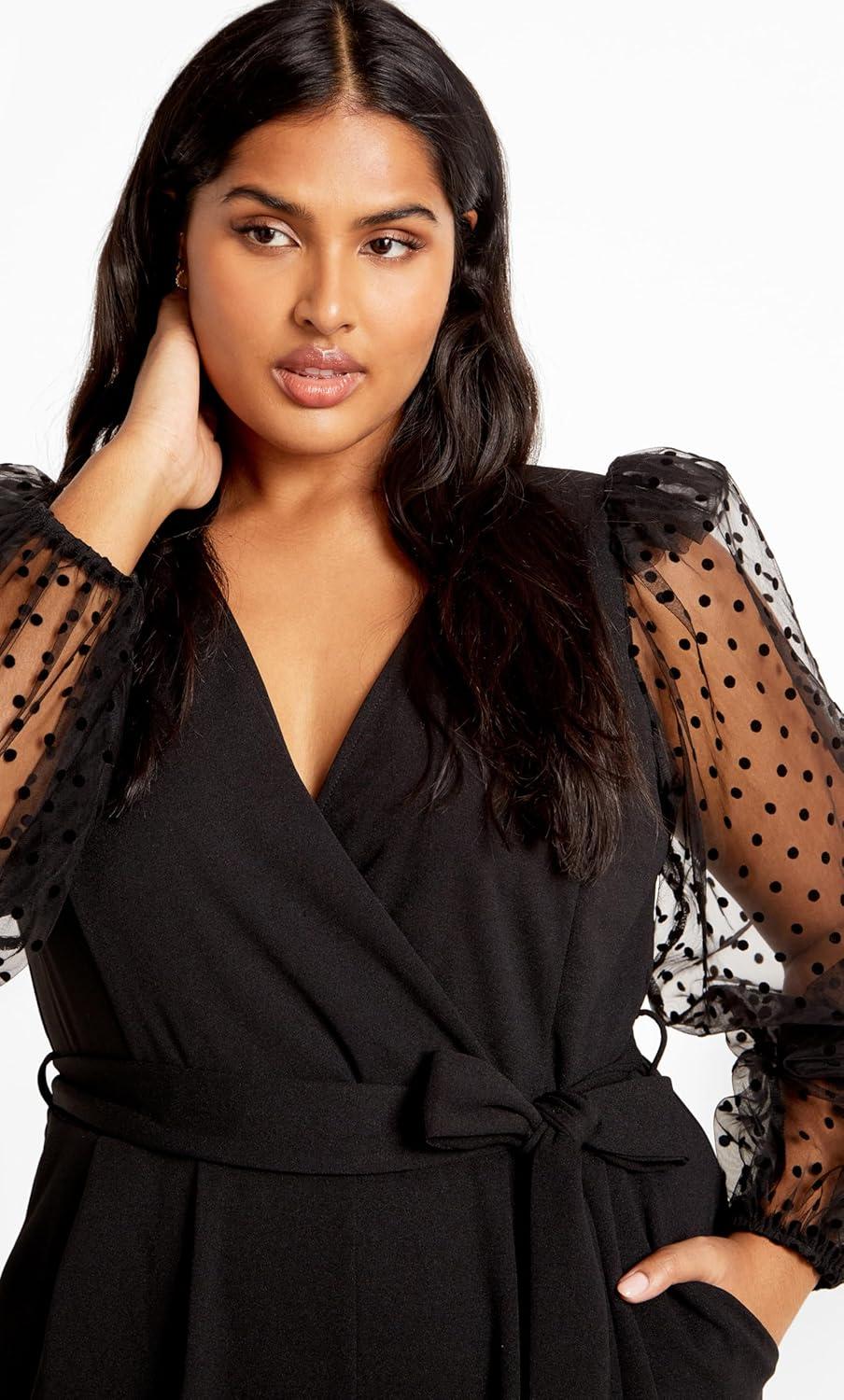 image:imageCity Chic Womens Plus Size Jumpsuit AsherBlack