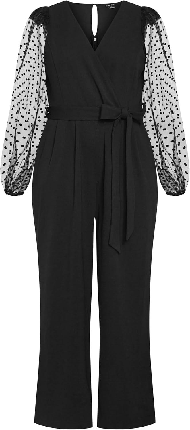 image:imageCity Chic Womens Plus Size Jumpsuit AsherBlack