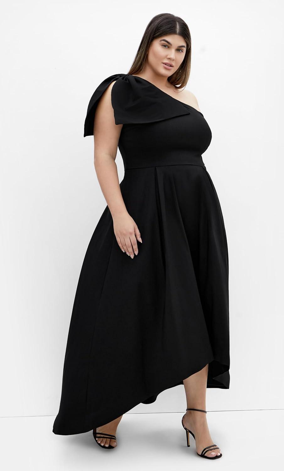 image:imageCity Chic Womens Plus Size Maxi Cocktail Dress CrawfordBlack