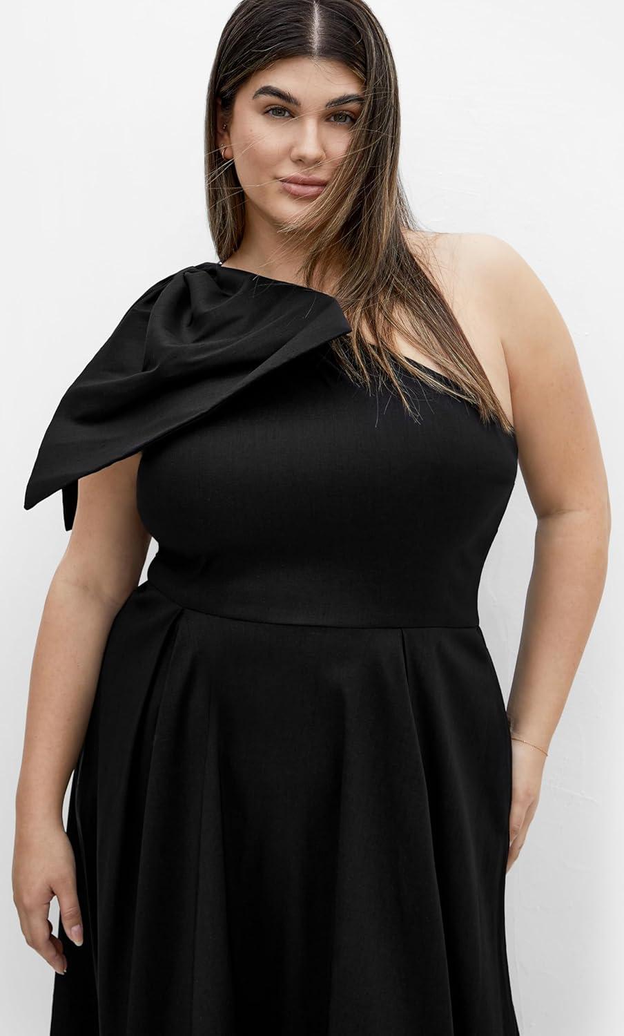 image:imageCity Chic Womens Plus Size Maxi Cocktail Dress CrawfordBlack