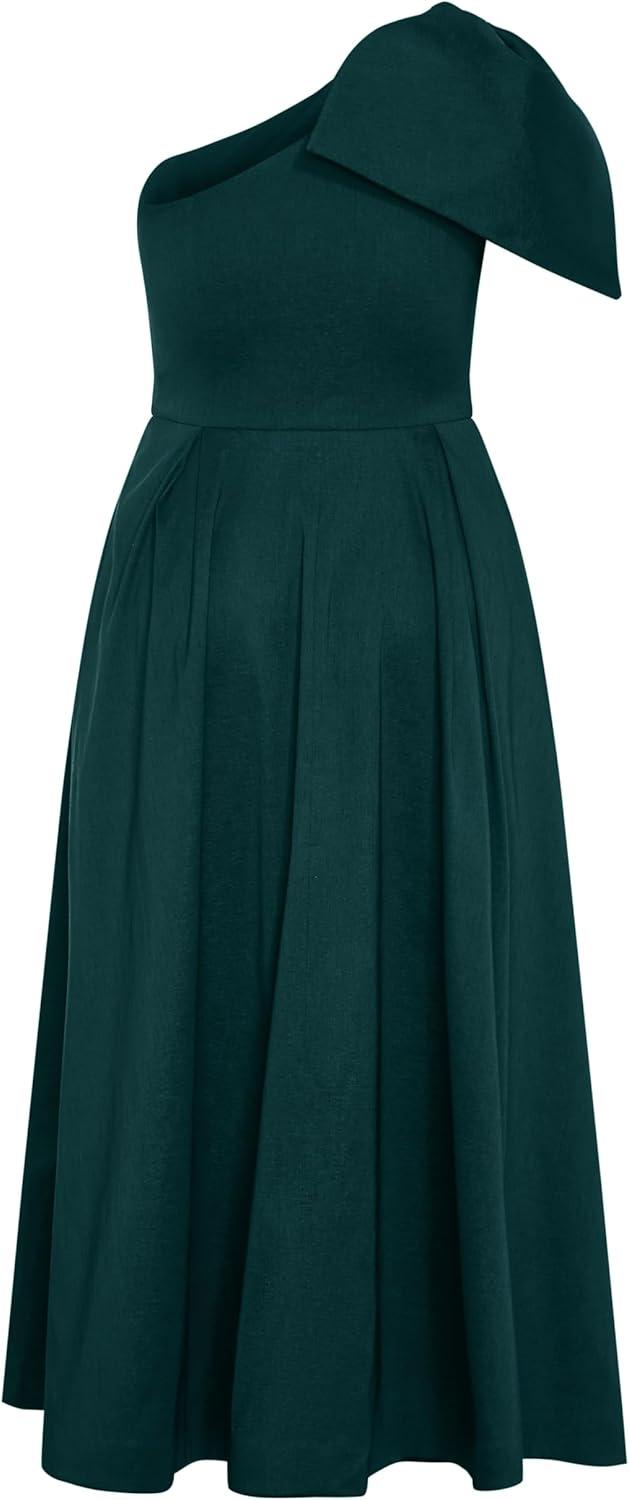 image:imageCity Chic Womens Plus Size Maxi Cocktail Dress CrawfordDeep Teal