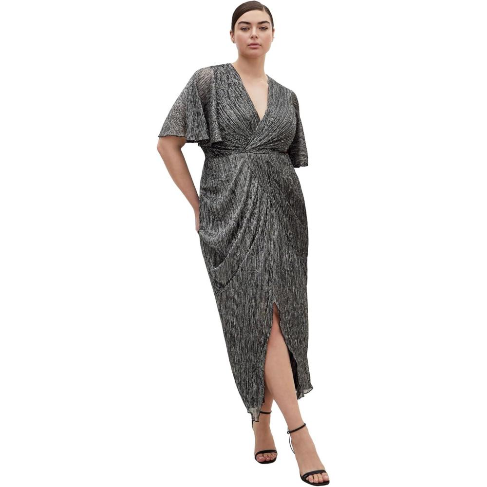 image:imageCity Chic Womens Plus Size Cocktail Dress  Lily Sparkle MaxiBlack