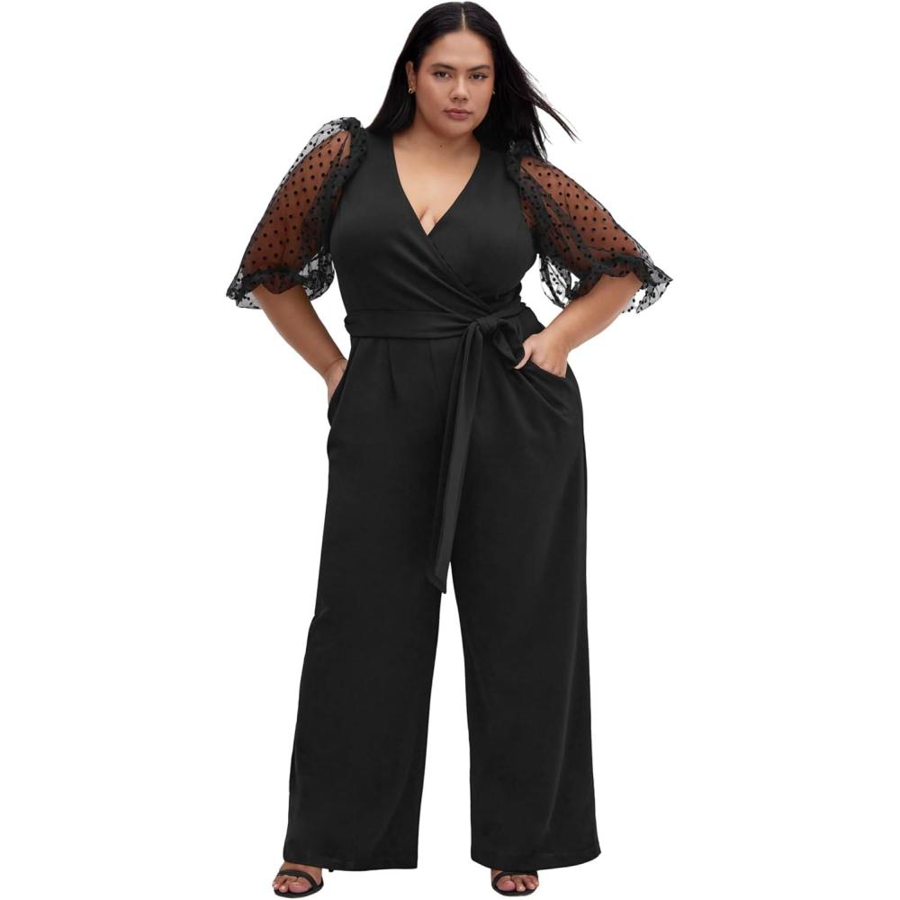 image:imageCity Chic Womens Plus Size Jumpsuit  Asher 34Black