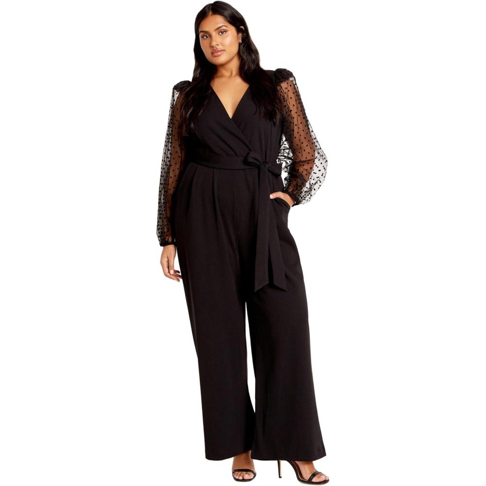 image:imageCity Chic Womens Plus Size Jumpsuit AsherBlack