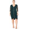 image:imageCity Chic Womens Plus Size Cocktail Dress  AleenaEmerald