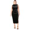 image:imageCity Chic Womens Plus Size Cocktail Dress  AvianaBlack