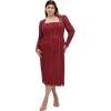image:imageCity Chic Womens Plus Size Dress  Valentine LaceRuby