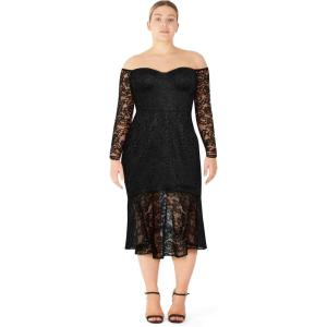 City Chic Women’s Plus Size Cocktail Dress – Poppy(Navy)