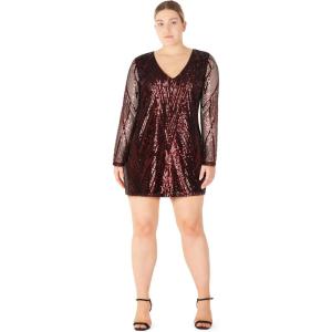 City Chic Women’s Plus Size Cocktail Dress – Veda(Ruby)