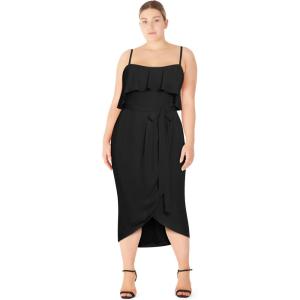 City Chic Women’s Plus Size Dress – Fable(Black)