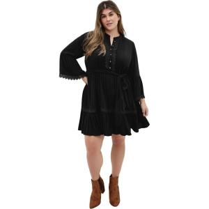 City Chic Women’s Plus Size Dress Camille(Black)