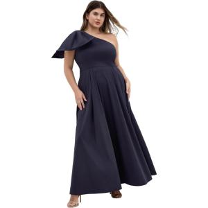 City Chic Women’s Plus Size Maxi Cocktail Dress – Crawford(Navy)