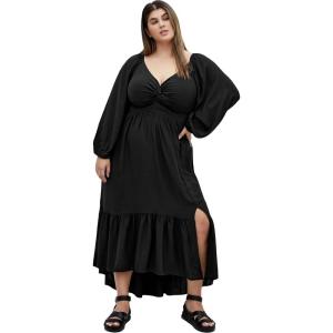Plus Size Dress Gracie in Black(Black)