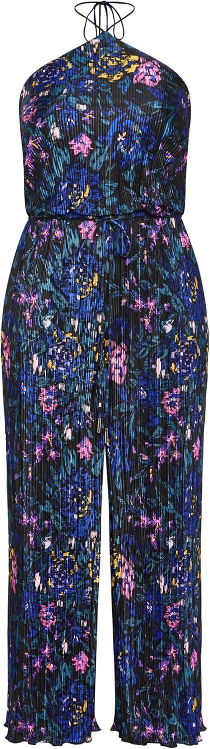 image:imageCITY CHIC Plus Size Jumpsuit Kira Print JumpsuitEtched Floral