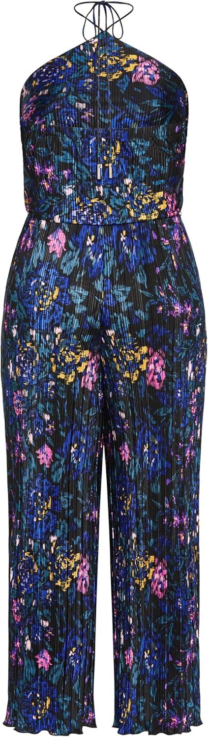 image:imageCITY CHIC Plus Size Jumpsuit Kira Print JumpsuitEtched Floral