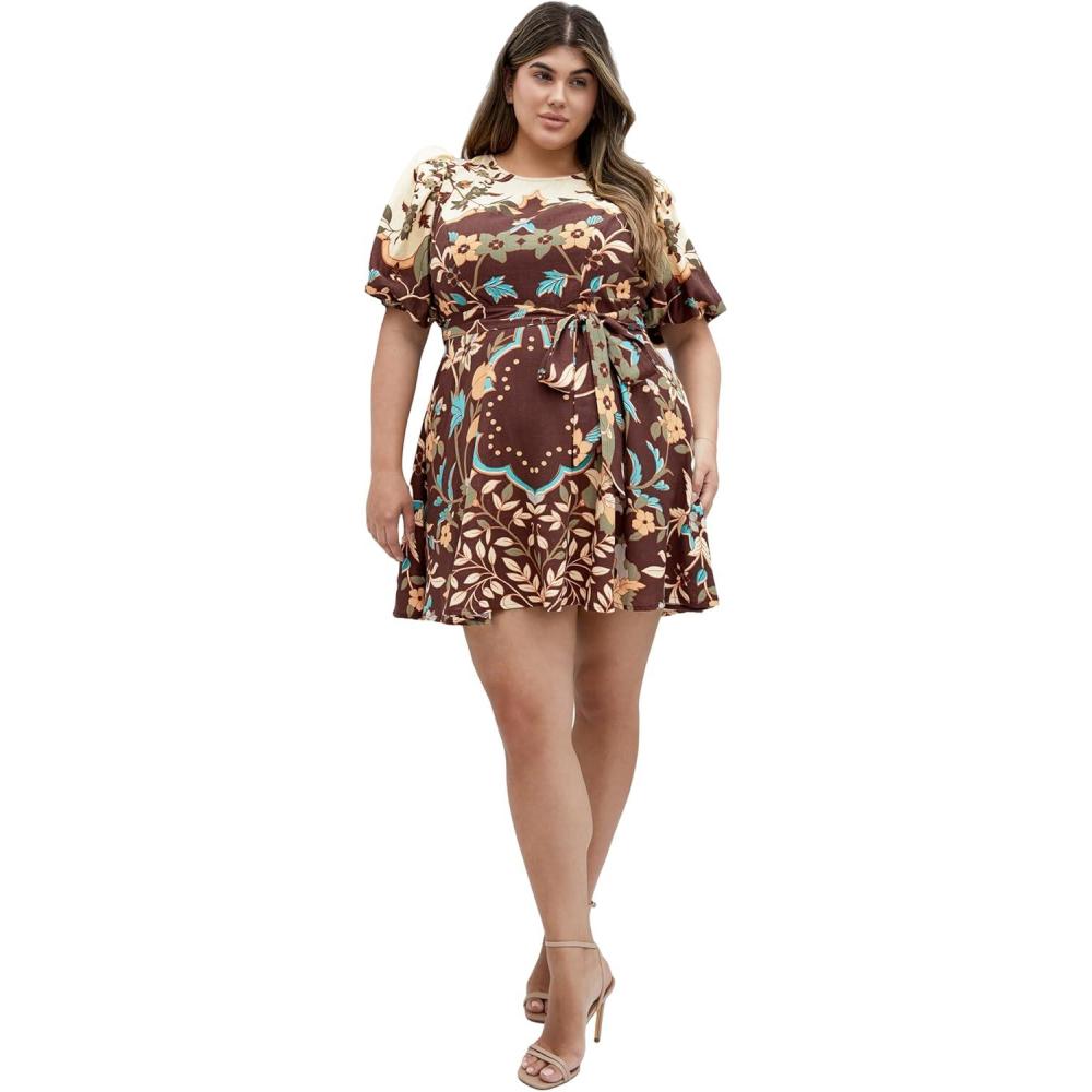 image:imageCity Chic Womens Dress Forever Placement LinenForever Florence